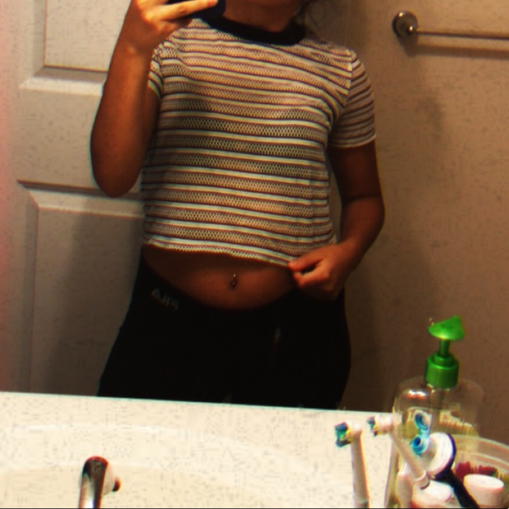 A see through shirt